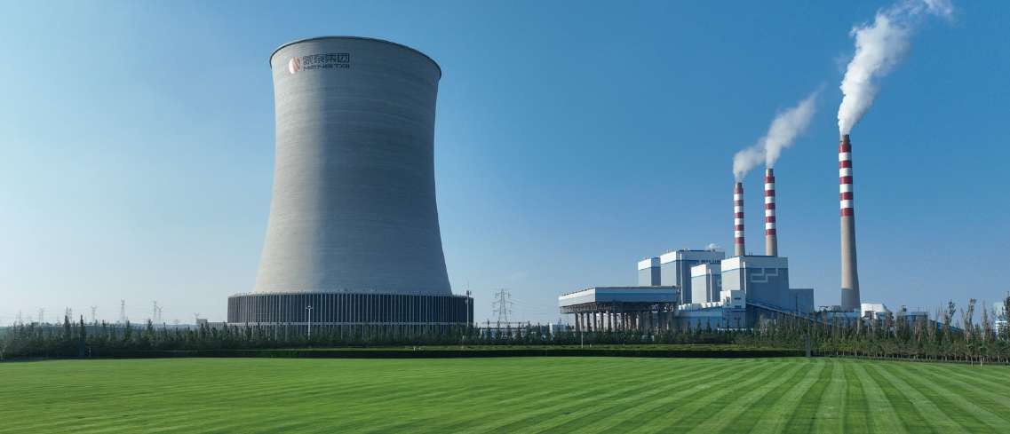 Tháp giải nhiệt Ordos ban ngày trước khi chiếu
