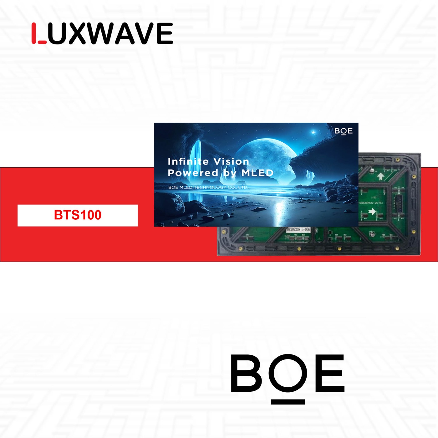 Màn hình LED BOE BTS100 P10 cho sân vận động & arena