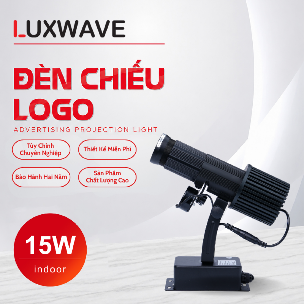 Đèn Chiếu Logo 15W Trong Nhà