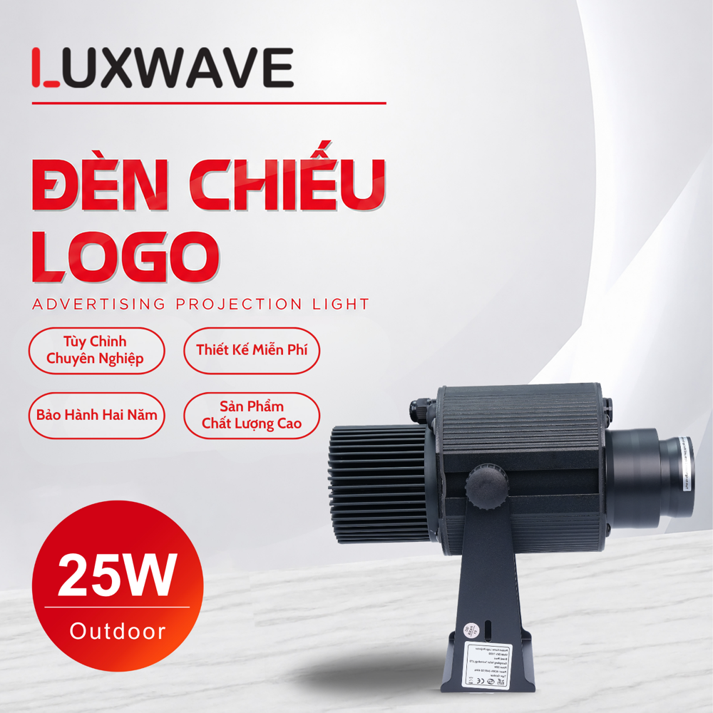 Đèn Chiếu Logo 25W Ngoài Trời