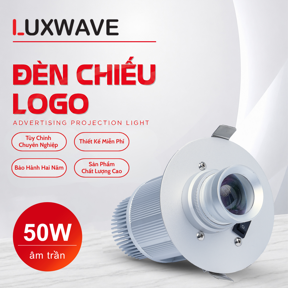 Đèn Chiếu Logo 50W Âm Trần