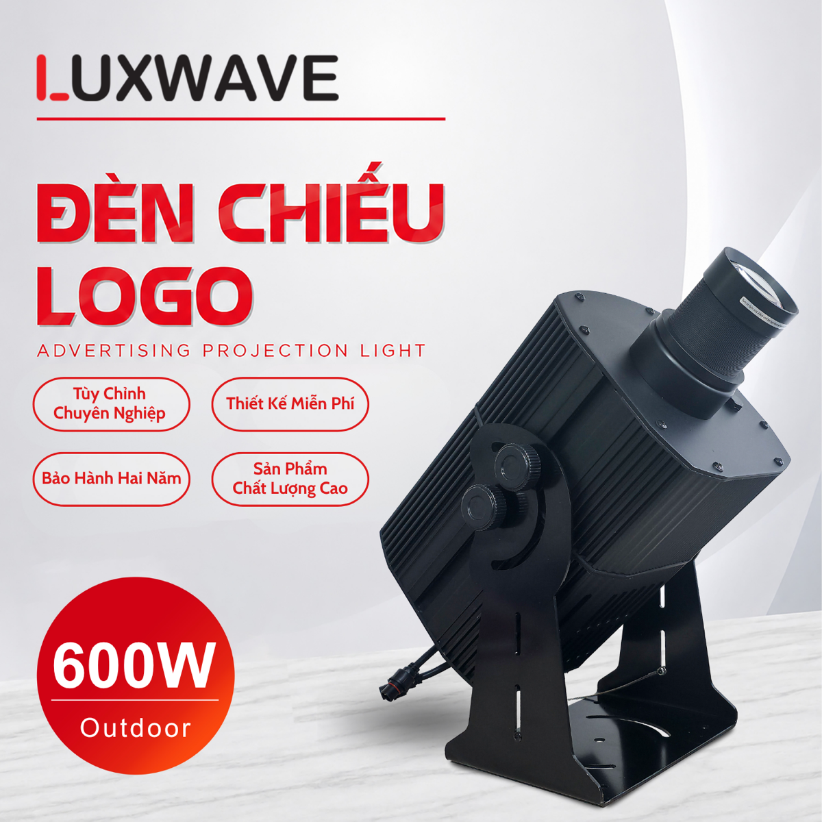 Đèn Chiếu Logo 600W Siêu Sáng