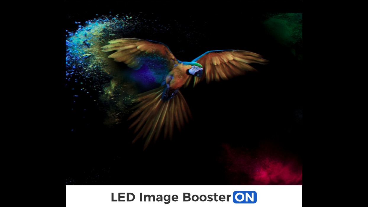 Chi tiết vùng tối khi bật LED Image Booster