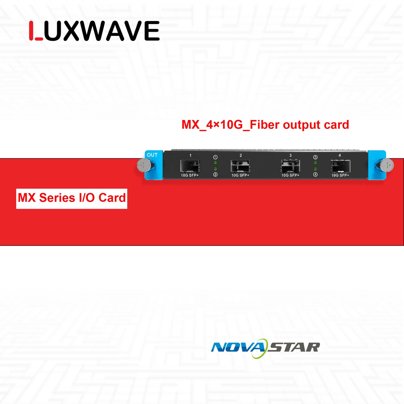 NovaStar MX_4×10G Fiber output card