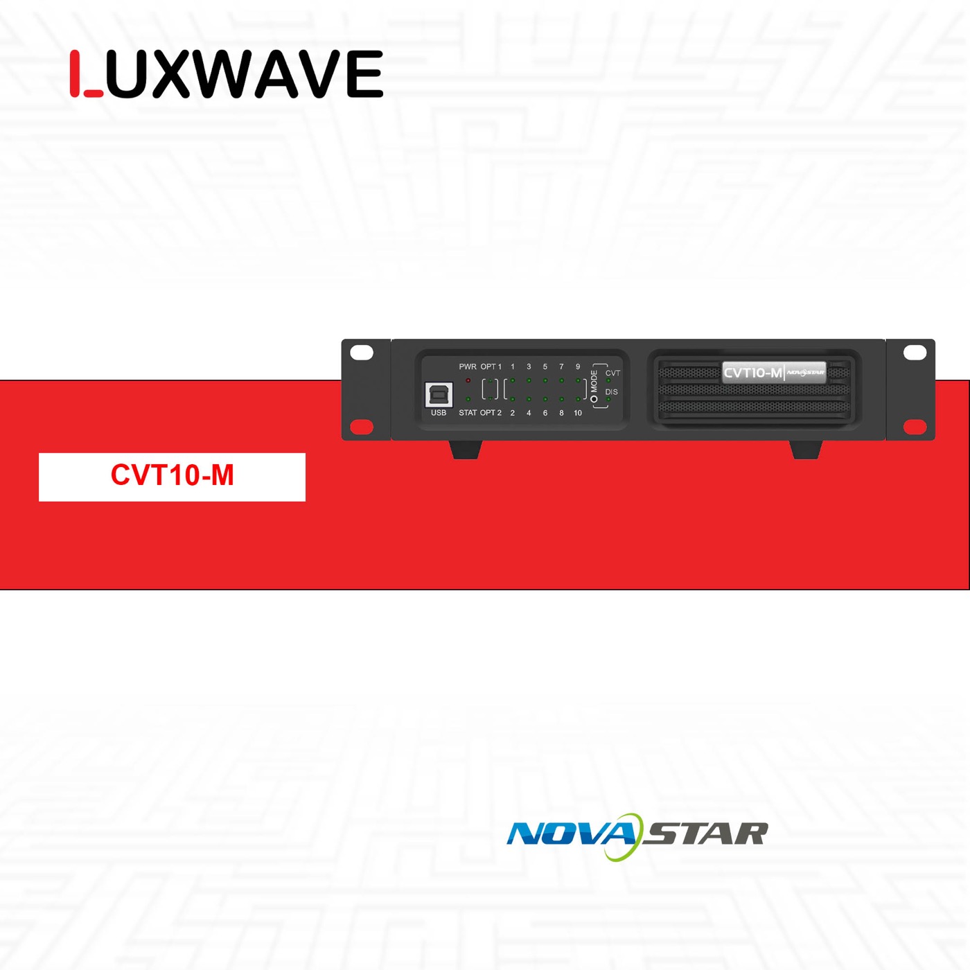 NovaStar CVT10-M — Bộ chuyển đổi quang (đa mode (multi-mode)) — ảnh 1