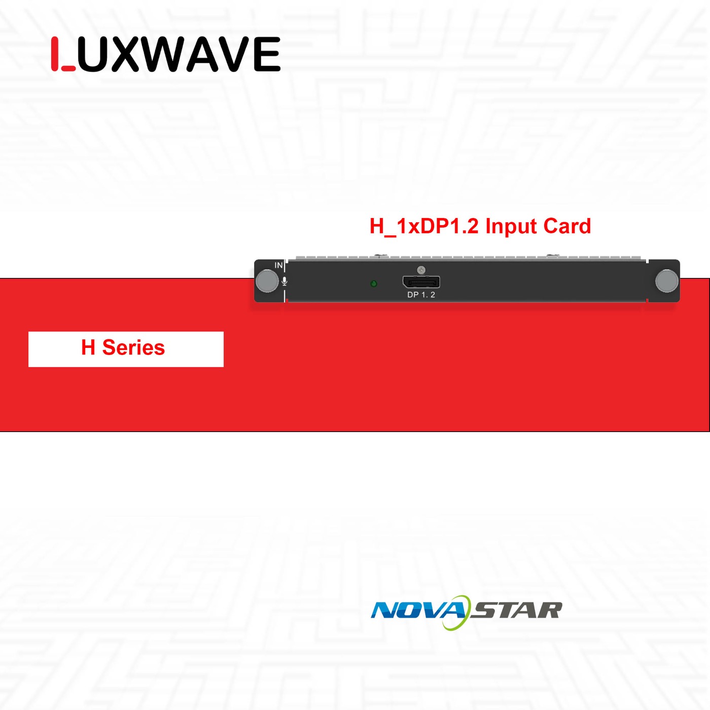NovaStar H_1xDP1.2 Input Card