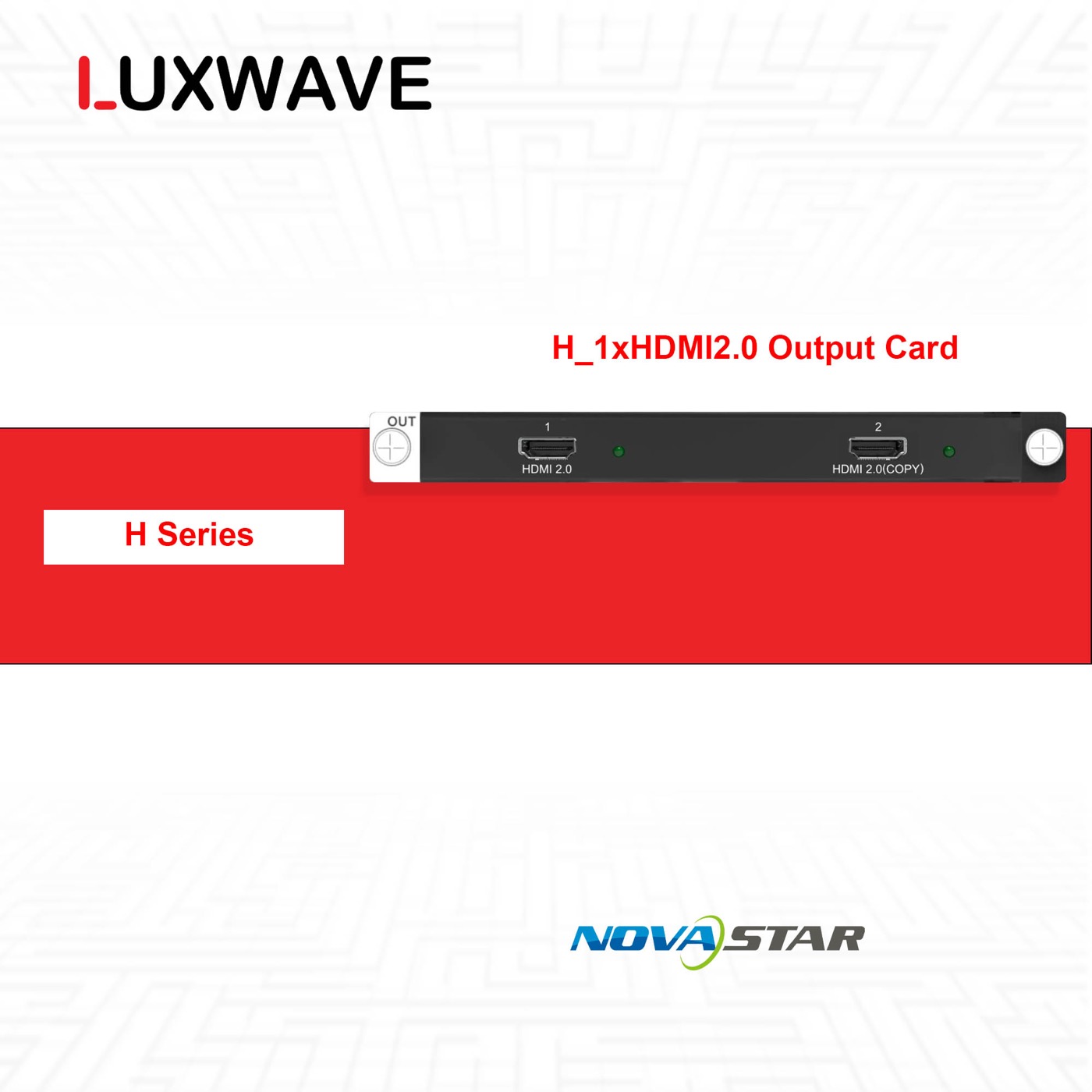 NovaStar H_1xHDMI2.0 Output Card