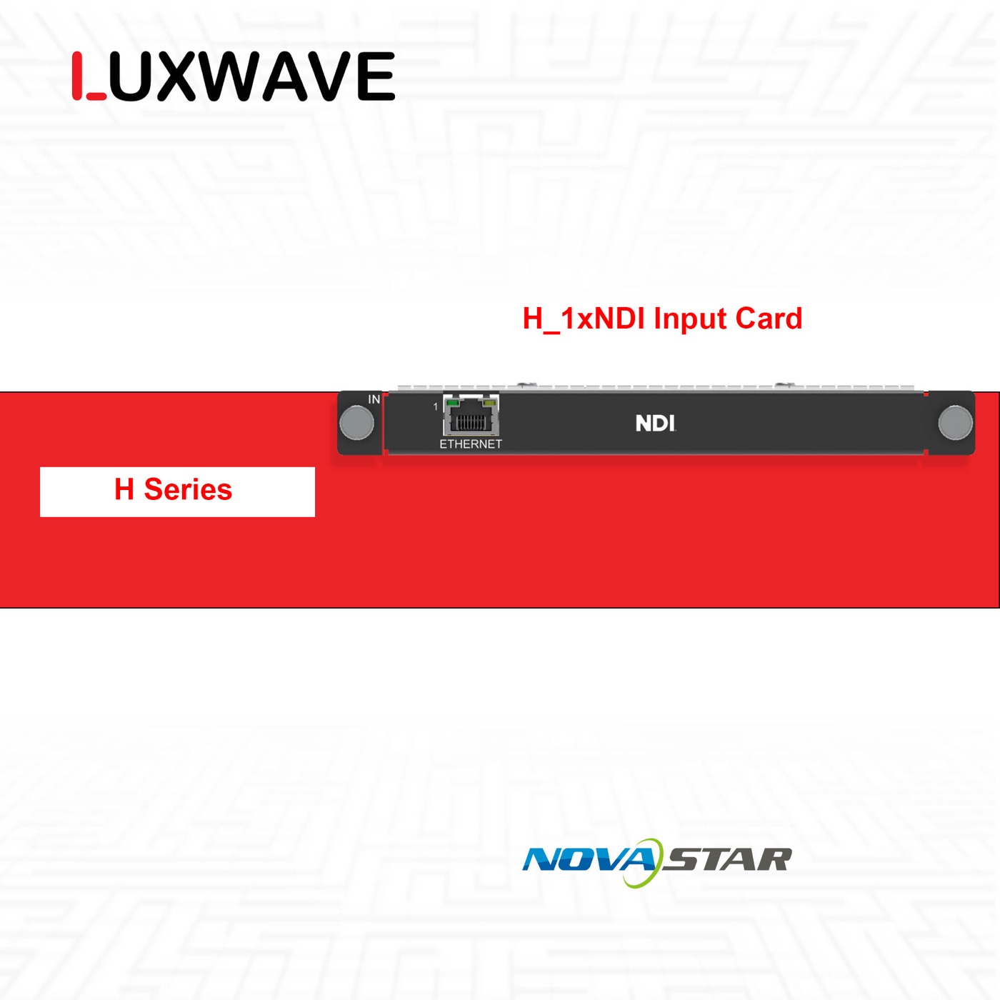 NovaStar H_1xNDI Input Card