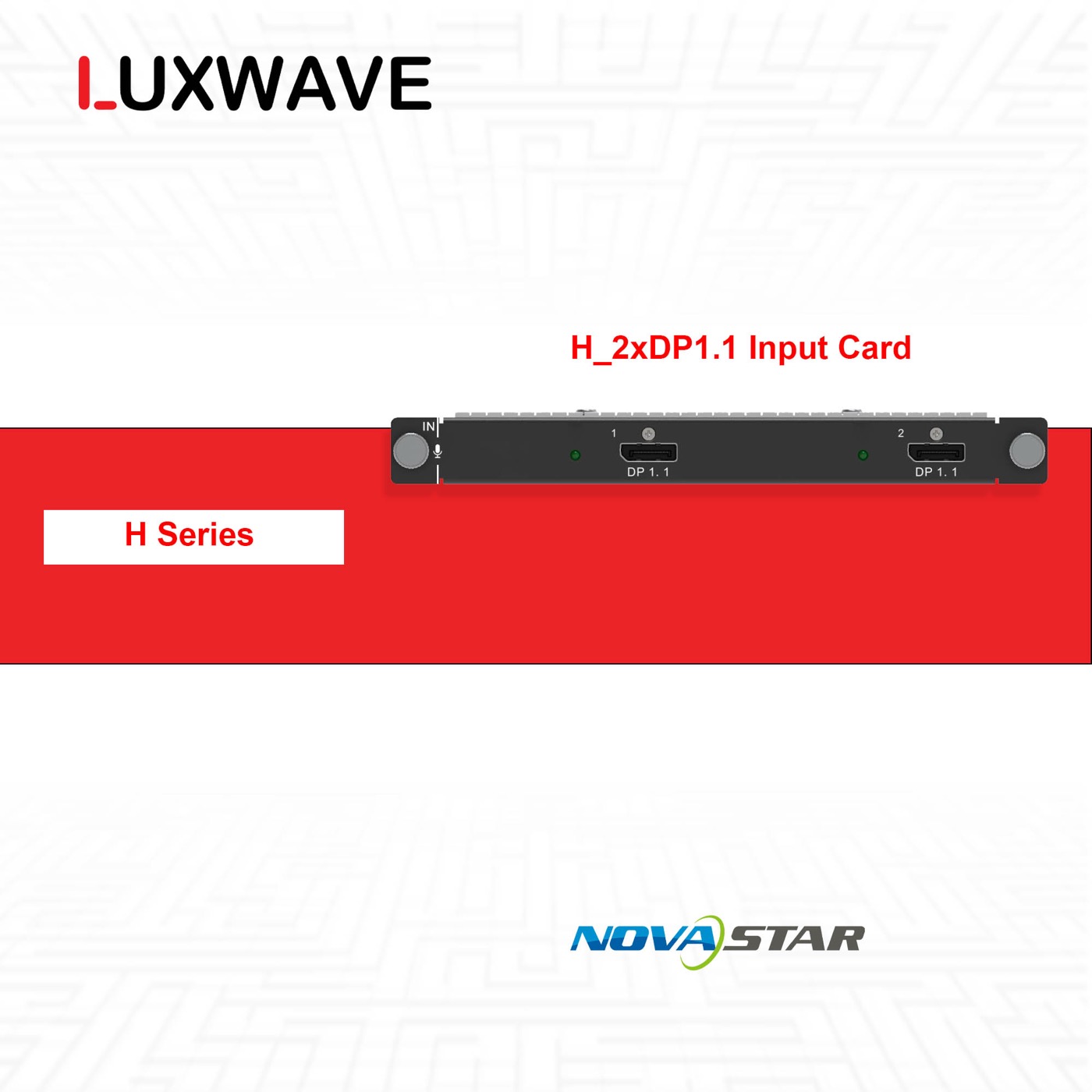 NovaStar H_2xDP1.1 Input Card