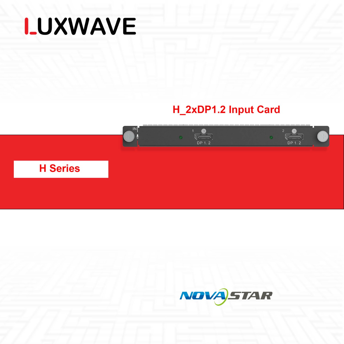 NovaStar H_2xDP1.2 Input Card