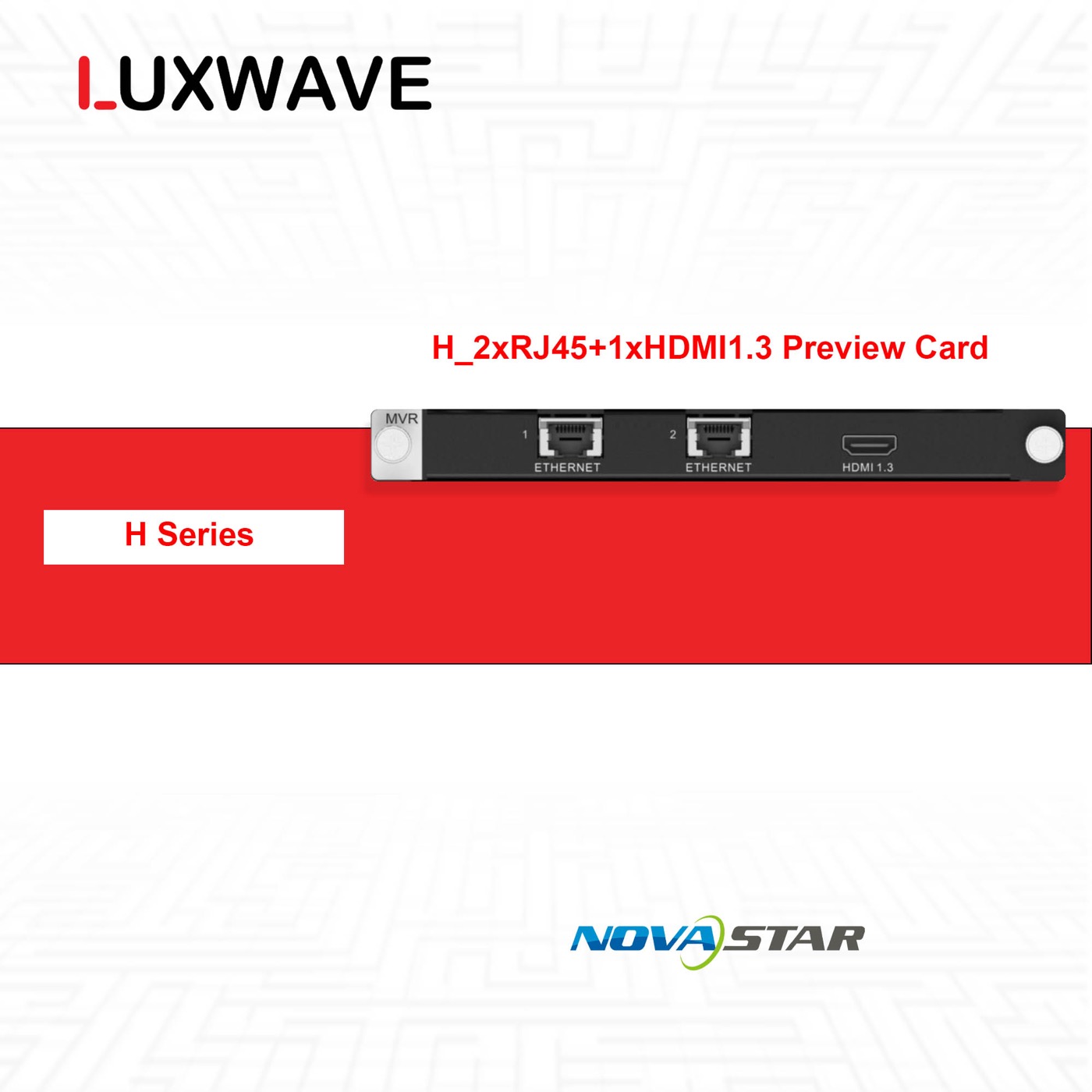 NovaStar H_2xRJ45+1xHDMI1.3 Preview Card