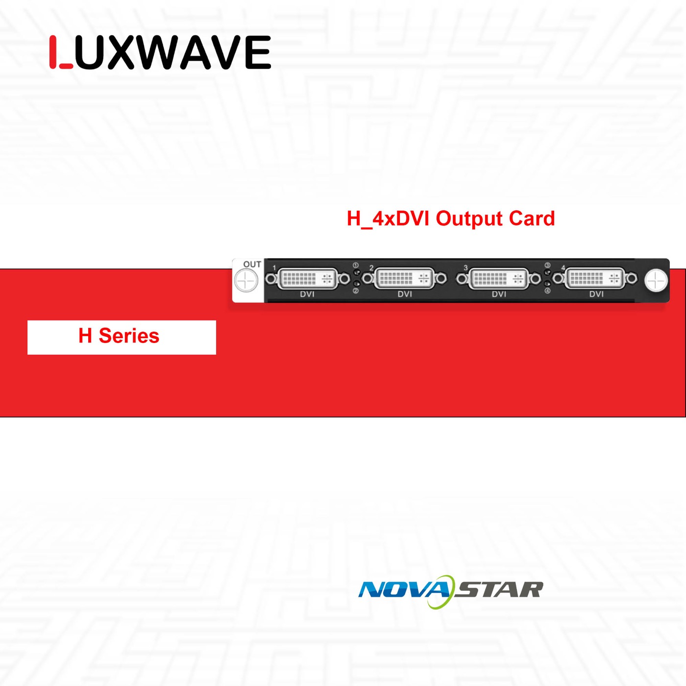 NovaStar H_4xDVI Output Card