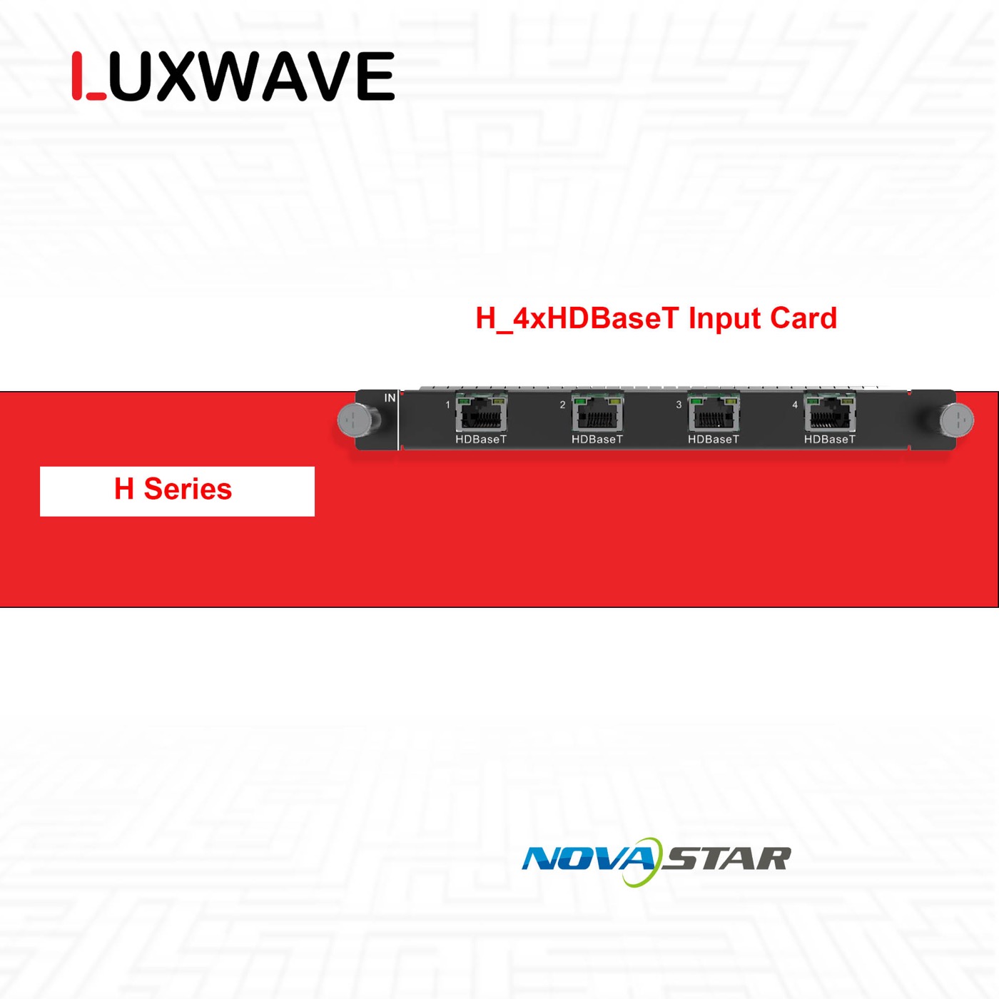NovaStar H_4xHDBaseT Input Card