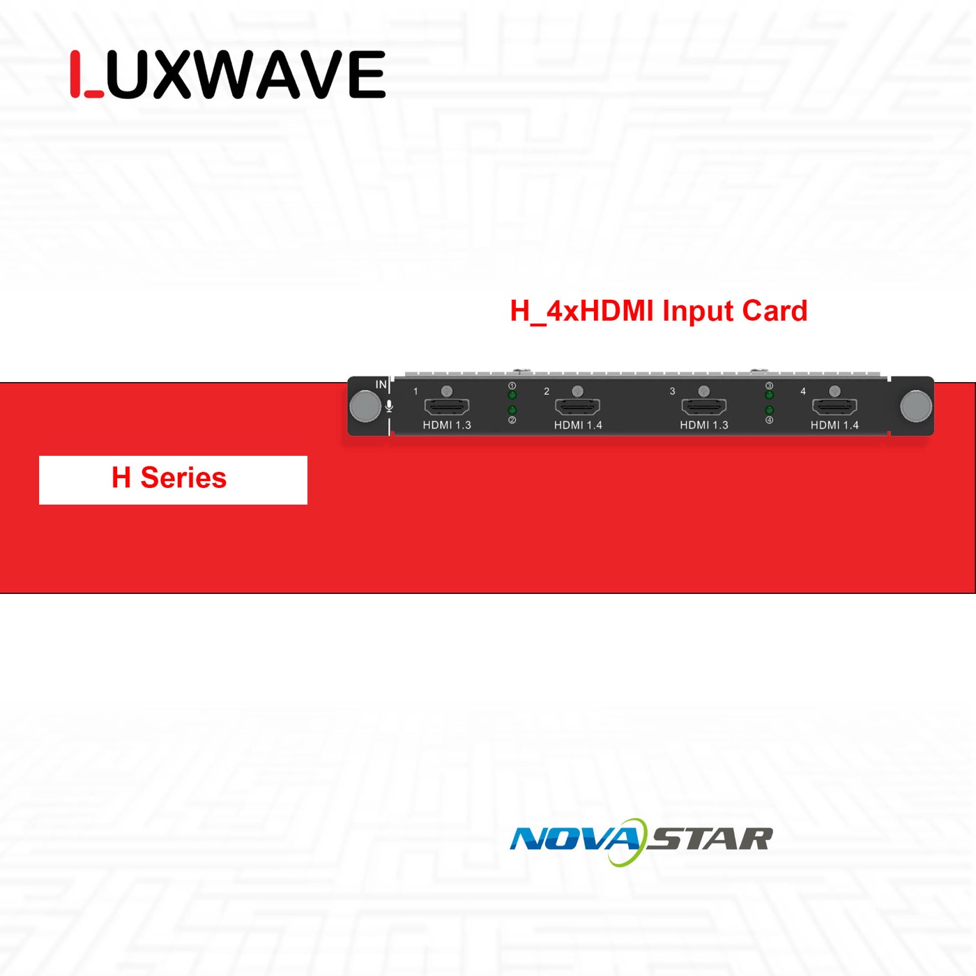 NovaStar H_4xHDMI Input Card