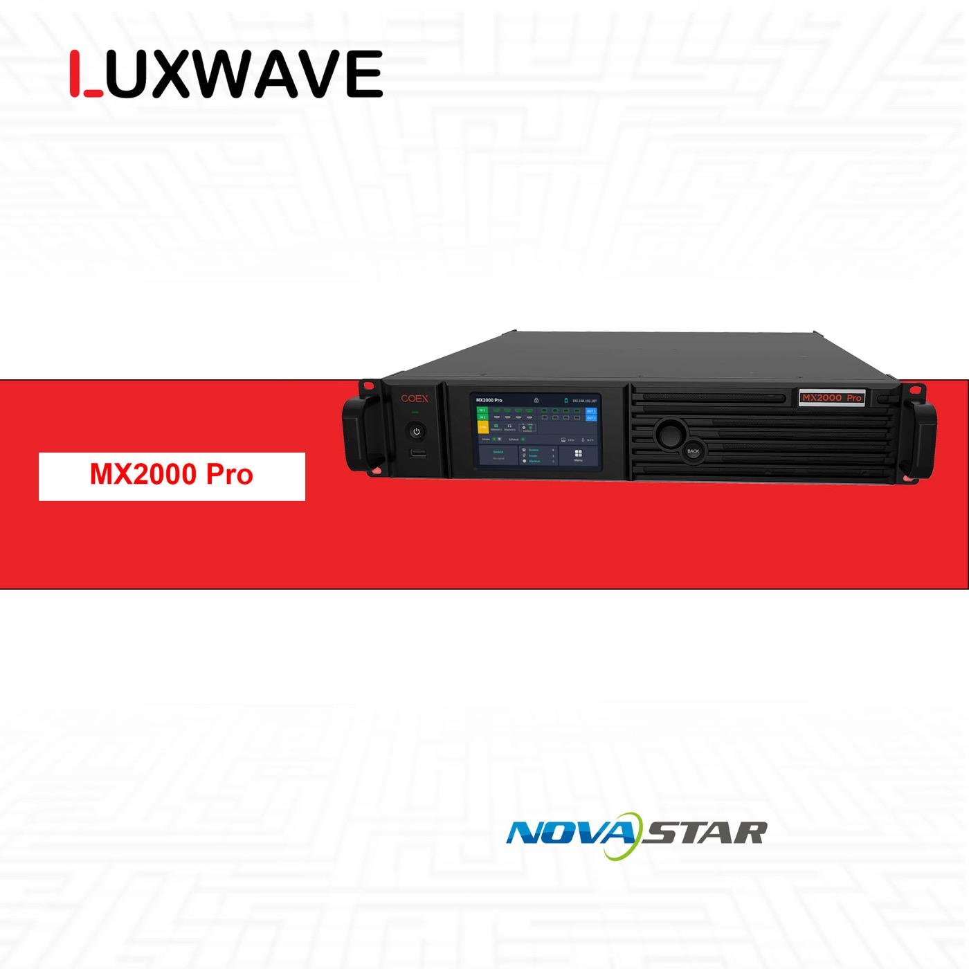 Chọn phần mềm NovaStar: NovaLCT · Unico · VMP · Kompass · VICP