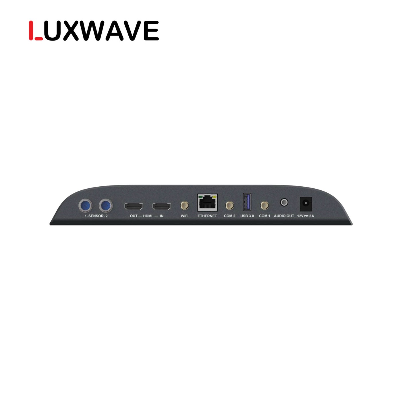 Mặt cổng của NovaStar TB40 với hai cổng Gigabit ra màn LED, HDMI 1.3 và USB